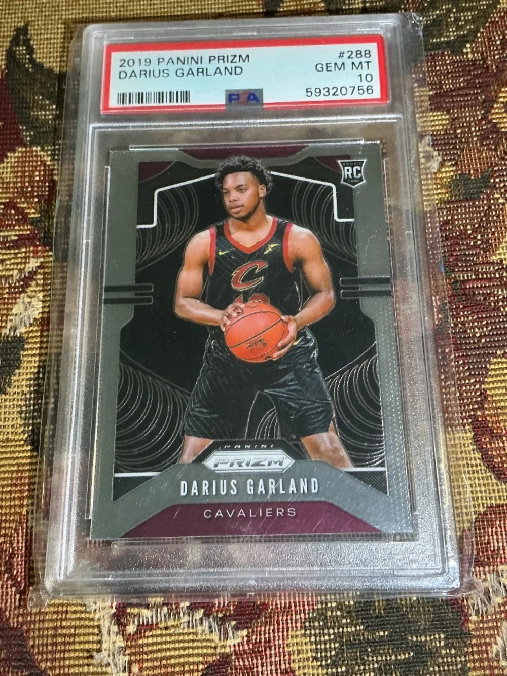 2019 Panini prizm Darius Garland #288 rookie card Graded PSA 10